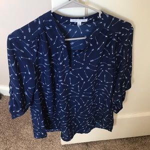 Arrow blouse blue